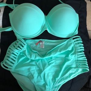 2 piece bathing suit XL
